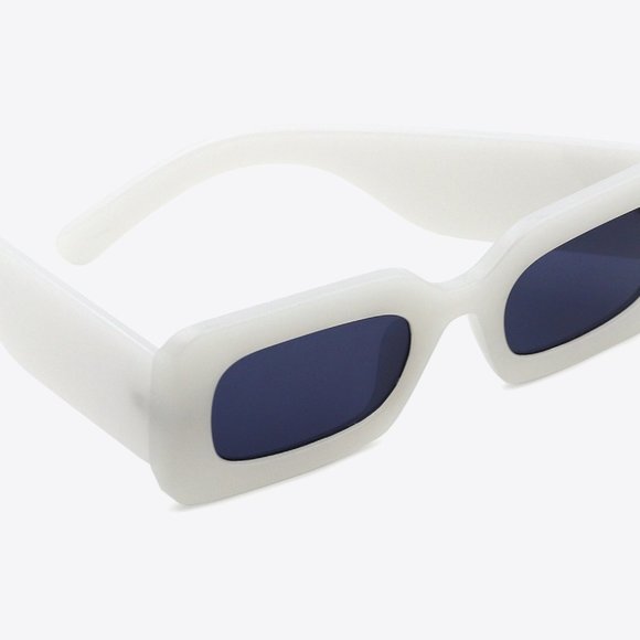 Polycarbonate Frame Rectangle Sunglasses in Gray - Picture 3 of 5